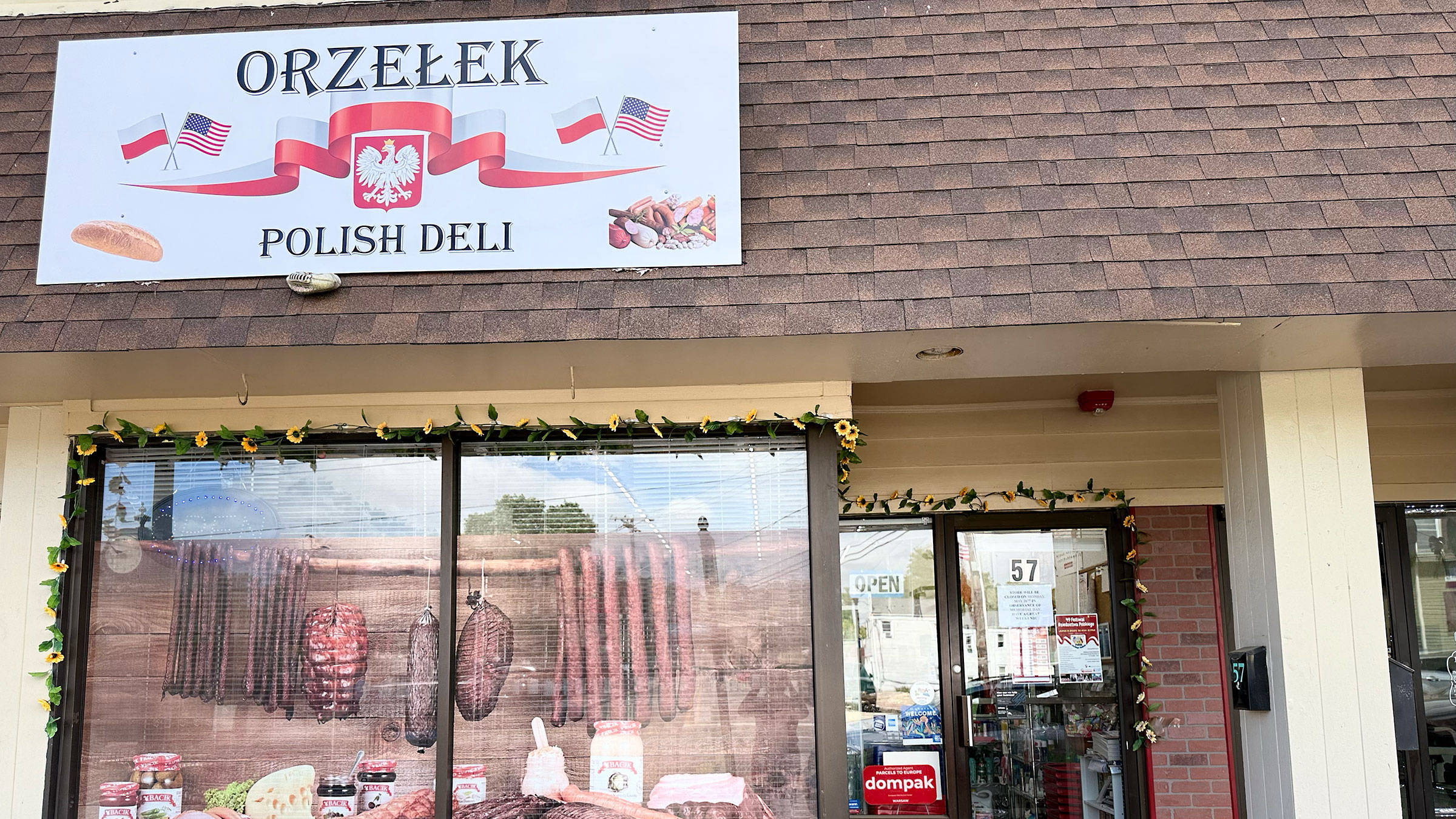 Orzelek polish deli entrance